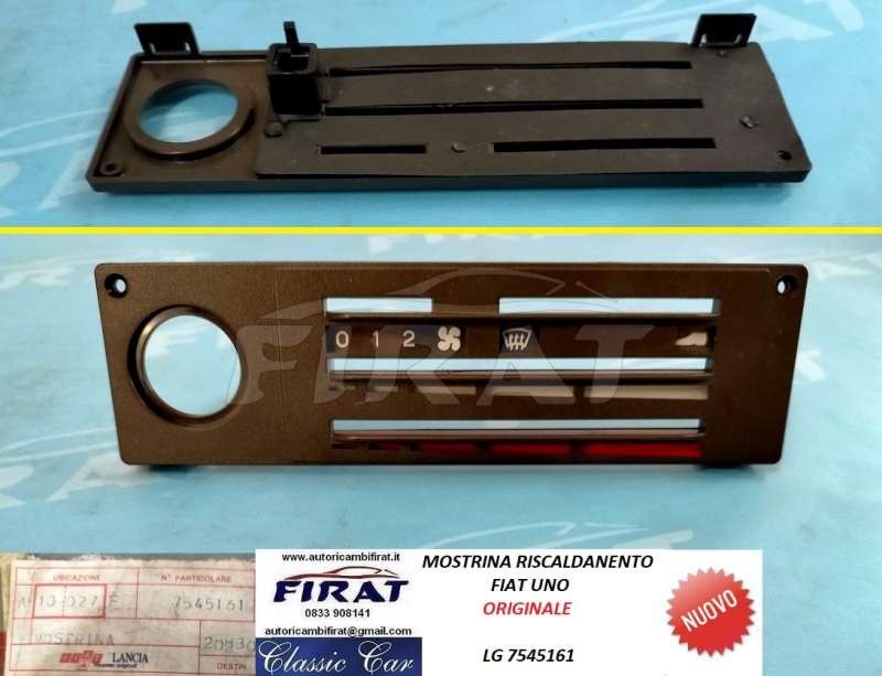 MOSTRINA RISCALDAMENTO FIAT UNO (7545161)